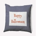thumbnail image 1 of 20"x20" Simply Daisy Halloween Happy Halloween Ticking Poly Accent Pillow, Navy Qty 1, All Ages, 1 of 5