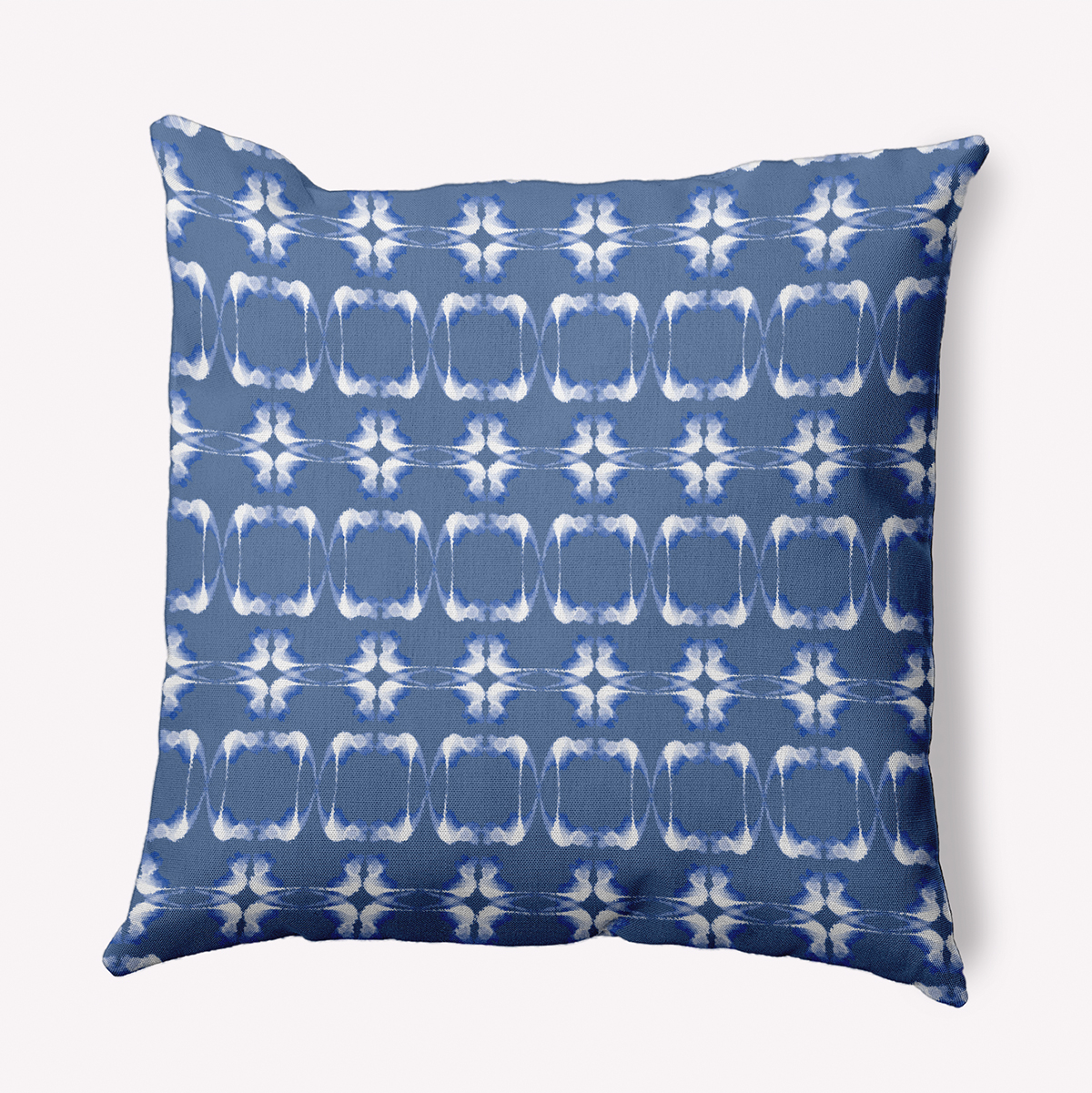 20"x20" Simply Daisy Summer Picnic Poly Accent Pillow, Blue Qty 1