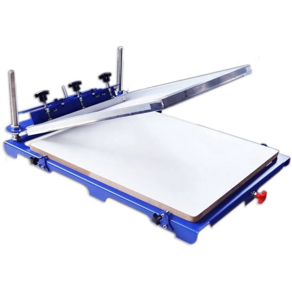 20"x24" 1 Color 1 Station Silk Screen Printer Micro-Adjustable Screen Press