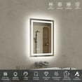 thumbnail image 1 of 20"x28" LED Vanity Mirror, Front & Back Lit, Dimmable, Anti-Fog, Waterproof, Shatter-Proof Glass, 1 Ct, 1 of 8