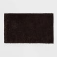 thumbnail image 1 of 20"x34" Antimicrobial Bath Rug Washed Black - Machine Washable, Latex Backing, OEKO-TEX Certified, 1 of 4