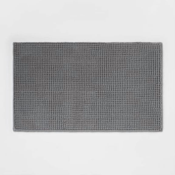 20"x34" Low Chenille Memory Foam Bath Rug