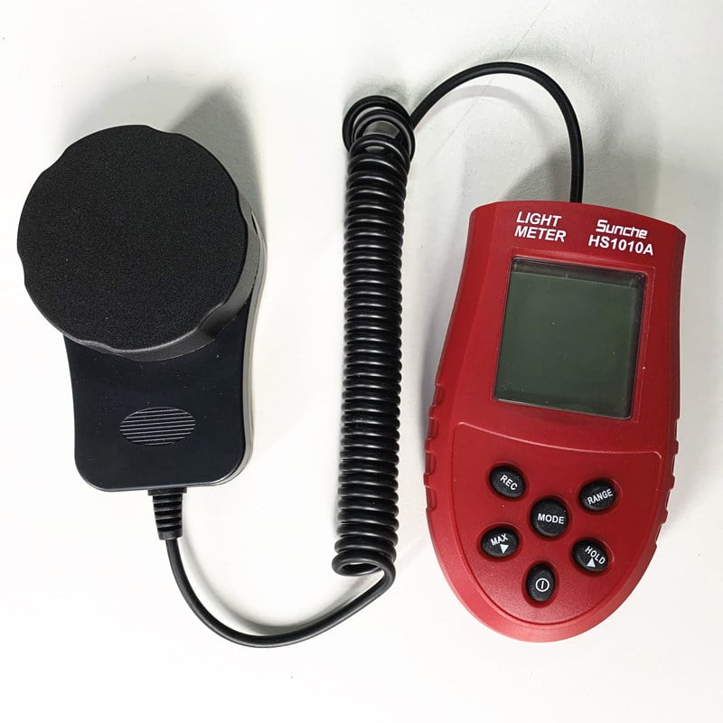 200,000 Lux Automatic HS1010A LCD Digital Light Meter Luxmeter Lux/FC