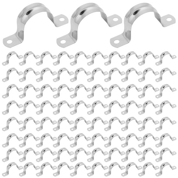 200 1-3/8 Inch Stainless Steel Rigid Pipe S Conduit Clamps U Bracket Mounting With Two Hole Tube Clamp For Industrymercial
