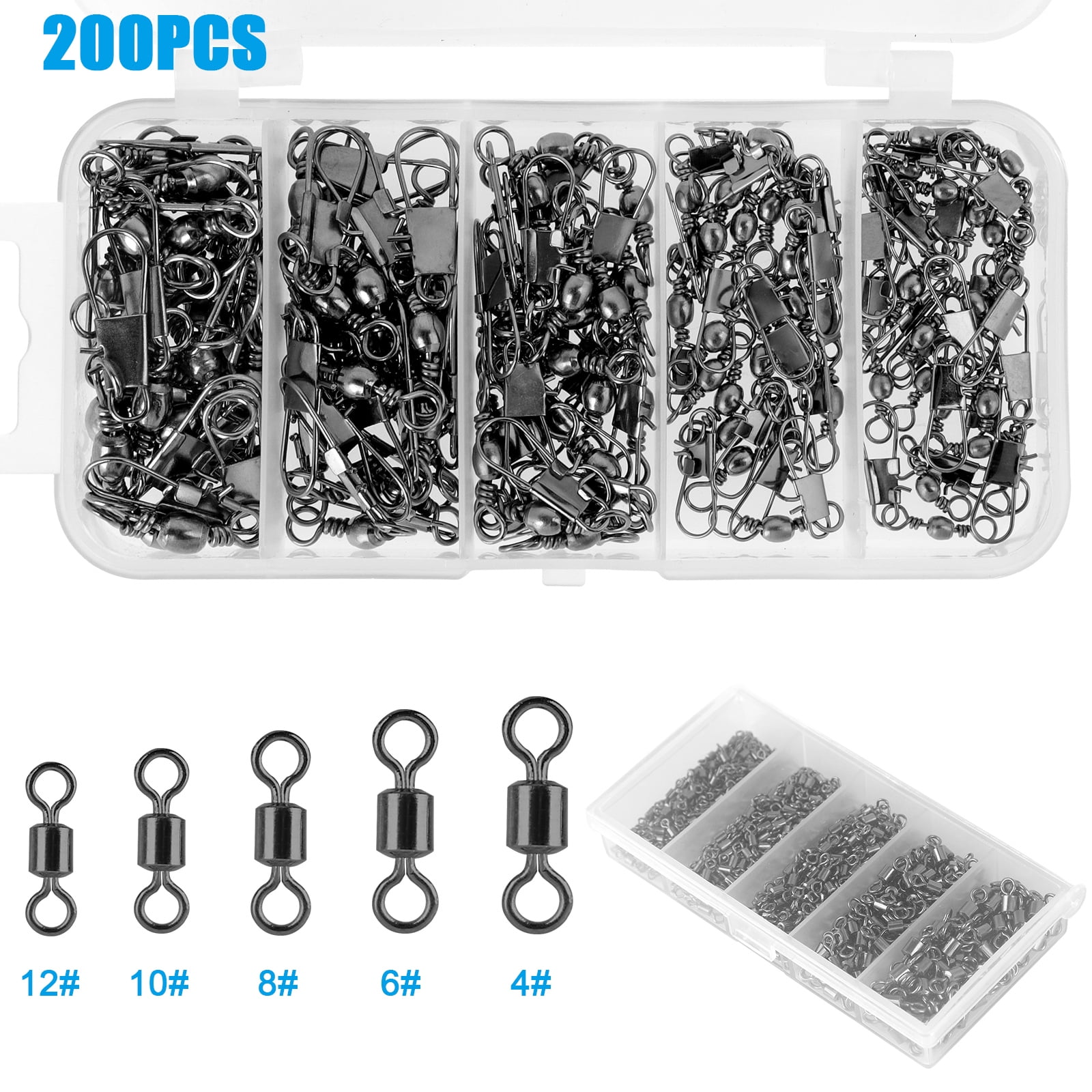 200-100pcs-Fishing-Swivels-TSV-Stainless-Steel-High-Strength-Rolling-Swivels-Swivel-Lock-Snap-Freshwater-Saltwater-Tackle-Kit-Accessories-Size-2-4