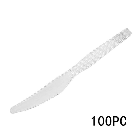 200/100pcs Cutlery Set Disposable Silverware Disposable Flatware Heavy Duty Silverware Set for Catering Parties Dinners Weddings & Everyday Use