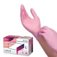 thumbnail image 1 of TRONEX 9672 Nitrile Disposable Gloves, Medical Grade Exam Gloves, Chemo Rated, Fingertip Textured, Powder Free, Latex Free, Pink, Small, Case of 2000, 1 of 5