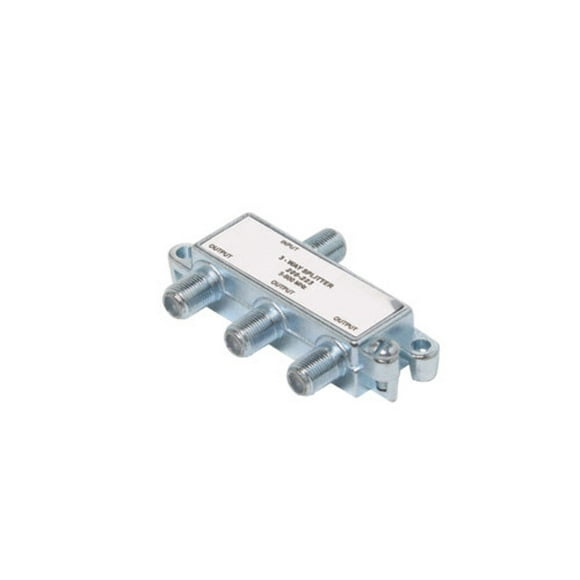 Steren 3-Way 900MHz RF Splitter for "F" Type Connectors - Master Antenna TV (MATV) Systems