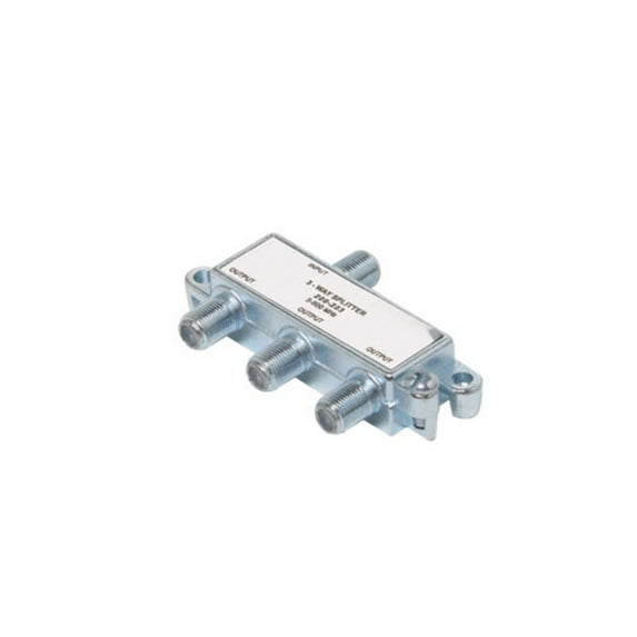 Steren 3-Way 900MHz RF Splitter for "F" Type Connectors - Master Antenna TV (MATV) Systems