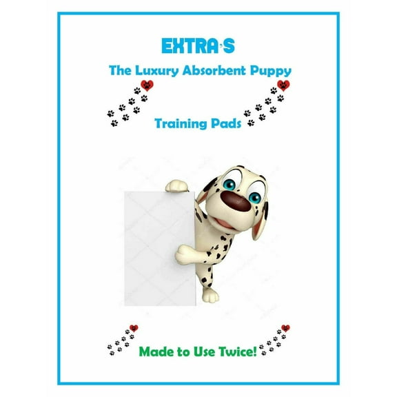 200-23x24" EXTRA'S the Absorbent 2x Use Puppy Dog Training Pee Piddle Pee Pads