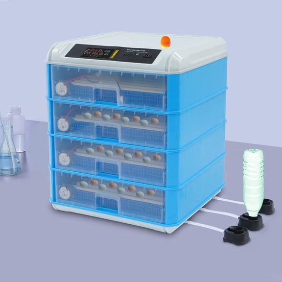 200-240 Eggs Incubators, 110V 80W Poultry Hatcher Machine, 5 Automatic Incubation Modes Incubator with Automatic Turning Temperature & Humidity Control and LED Screen for Chickens Ducks Birds