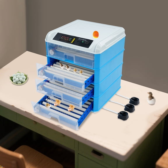 200-240 Eggs Incubators, 110V 80W Poultry Hatcher Machine, 5 Automatic Incubation Modes Incubator with Automatic Turning Temperature & Humidity Control and LED Screen for Chickens Ducks Birds