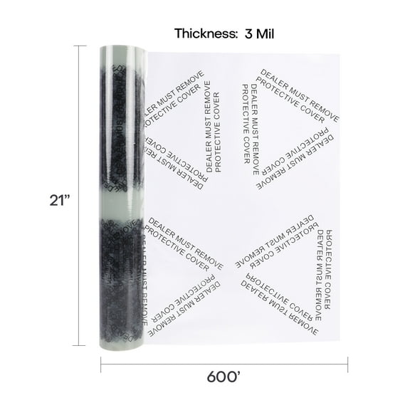 200/300/600ft Clear Adhesive Film Cover Roll Car Carpet Protector Disposable Floor Mat Carpet Protect