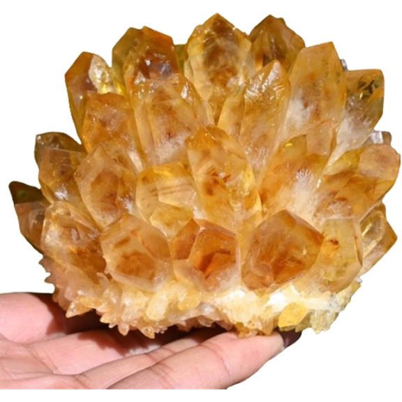 200-300g Natural Citrine Cluster Yellow Raw Crystal Home Decor Healing Stone