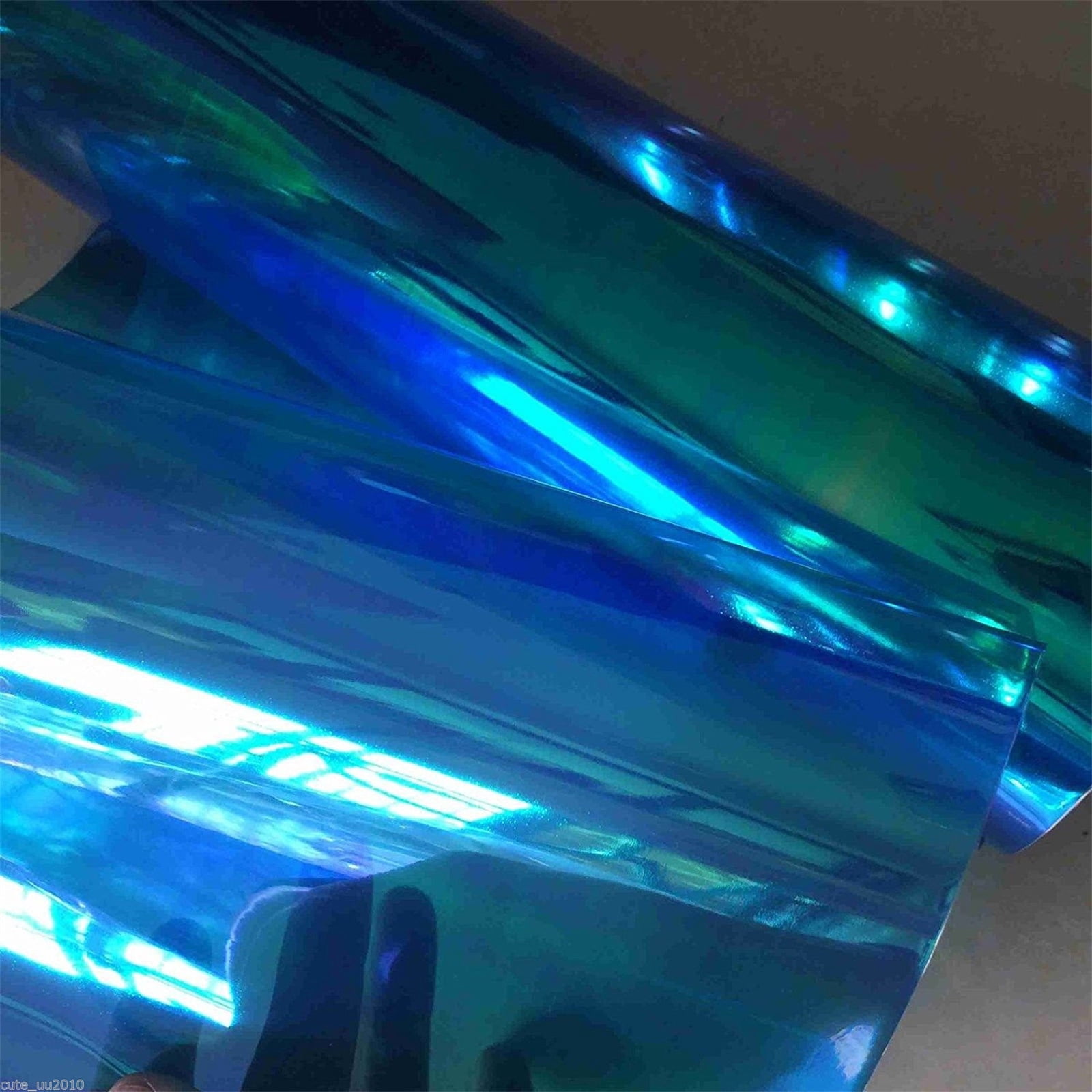 200*30cm DIY Chameleon Dark Blue Car SUV Headlight Vinyl Tint Film Sticker Sheet