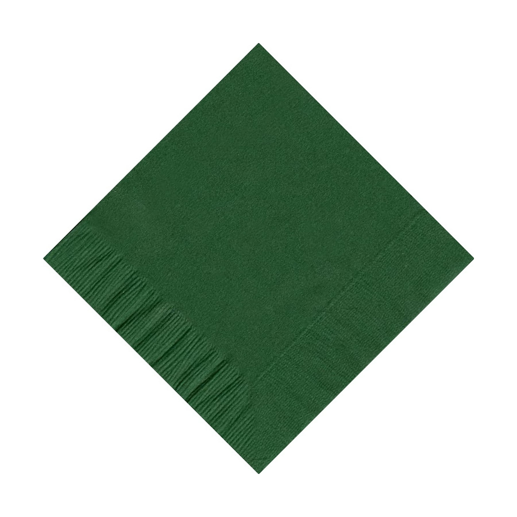 Amazon | (3) - Hunter Green Luncheon Napkin, 2 Ply, Solid