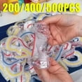 200/400/500pcs Disposable Stretchable Multifunctional Shower Caps, Bath