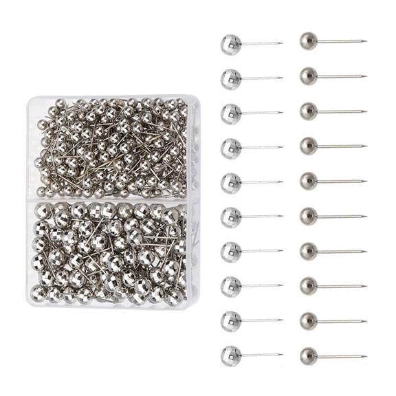 200/500/900Pcs 4mm Head Color-Coded Sewing Pins for Quilting, Fabric Tailoring & Dressmaking Projects