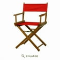 thumbnail image 1 of 200-55-021-11 18 in. Directors Chair Honey Oak Frame with Red Canvas, 1 of 1