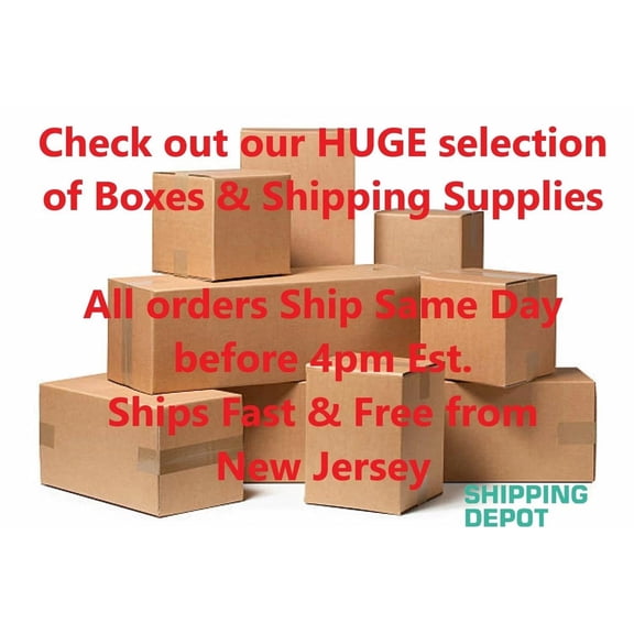 200 ~ 6x4x4" Corrugated Kraft Cardboard Cartons Shipping Packing Box Boxes Cube