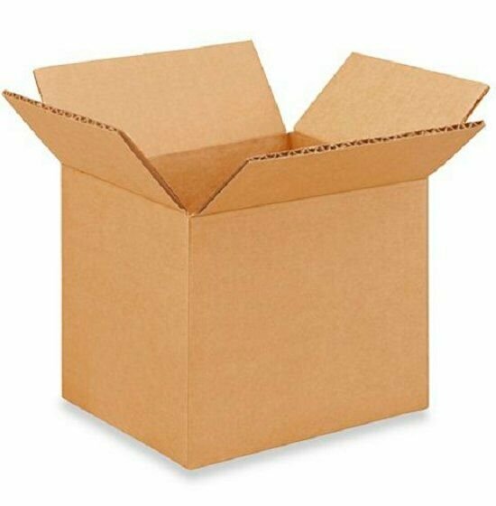 Supplyhut 25-Pack 6x5x5 Corrugated Cardboard Boxes – Mailing, Packing, Shipping Cartons, 26 ECT, Made In USA