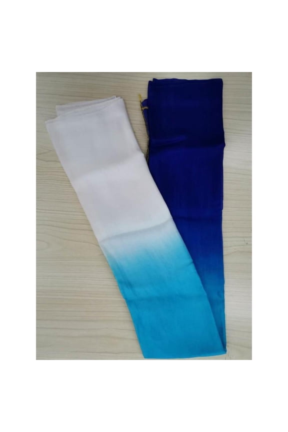 200*90cm(78.7*35.4in) Girls Hand-Made Belly Dance Silk Scarf Veils Gradual Colors Hand Scarf,78.7*35.4in