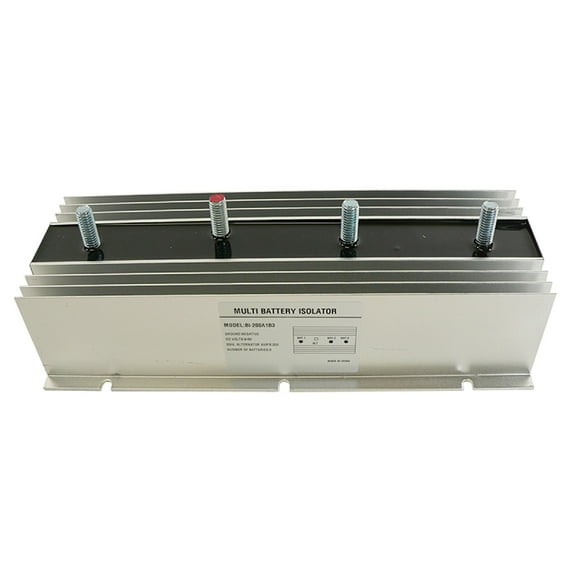 Battery Isolator for 120 Amp, 3 Multi, RV, EMS, 200A Max Output; 626-01002