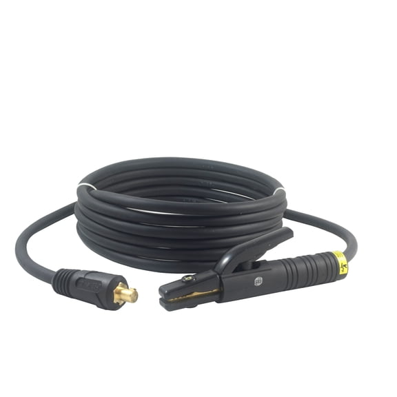200 Amp Welding Electrode Holder Lead Assembly - Dinse 35-70 Connector - #2 AWG cable (15 FEET)