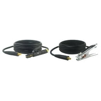 200 Amp Welding Leads Assembly Set - LC40 Connector - #2 AWG cable (15 FEET EACH LEAD)