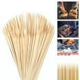 thumbnail image 1 of 200 Bamboo Skewers Wooden BBQ Stick Shish Grill Kabobs Fondue Party Grill 12inch, 1 of 4