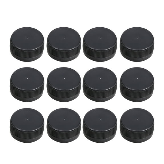 200 Black Plastic Bottle Caps for Crafts, Projects, Educational Use, Art Activities, and Learning Supplies