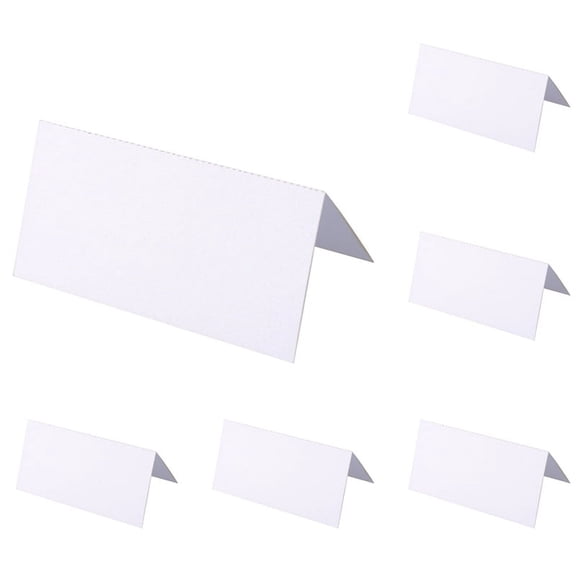 200 Blank Table Name Place Cards, Many Colours - White, Party, Wedding,200 x Table Name Place Cards,White