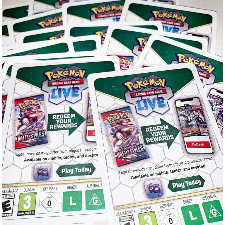 200 Booster Pack Code Pokemon Card Lot - Online Game PTCGO - Walmart.com