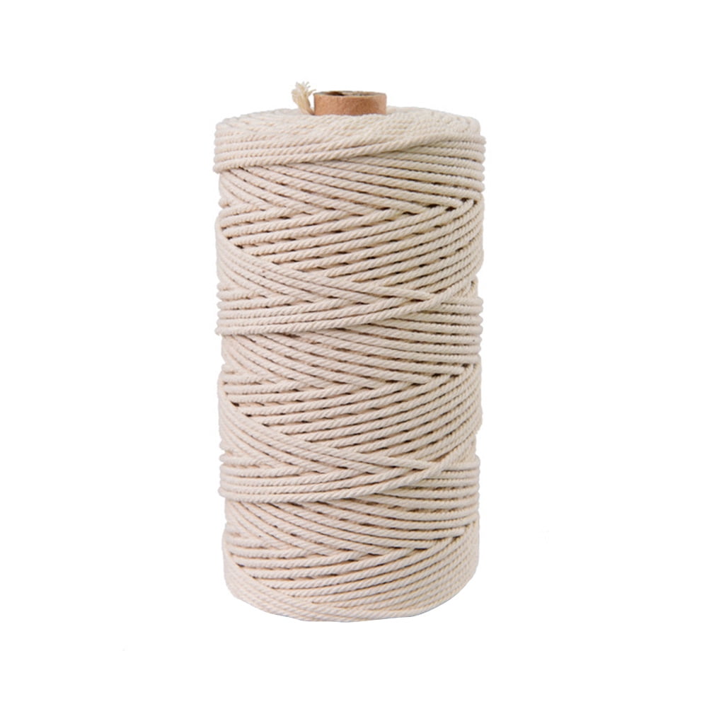 200 Braided Thread Cotton Macrame Cord Wall Hanging Weave Lace Tapestry