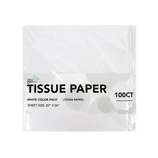 NEBURORA 120 Sheets White Tissue Paper 14 x 20 Inches White Wrapping Tissue  P