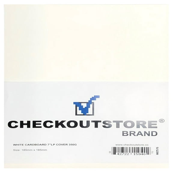 200 CheckOutStore Cardboard Jackets Cover for 7" Vinyl 45 RPM Records