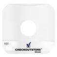 thumbnail image 1 of (200) CheckOutStore Paper Record Inner Sleeves With Hole for 12" LP Vinyl 33 RPM Records (Round Corners), 1 of 1