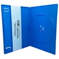 thumbnail image 1 of (200) CheckOutStore Premium Slimline Single 1-Disc DVD Cases 7mm (Blue), 1 of 3