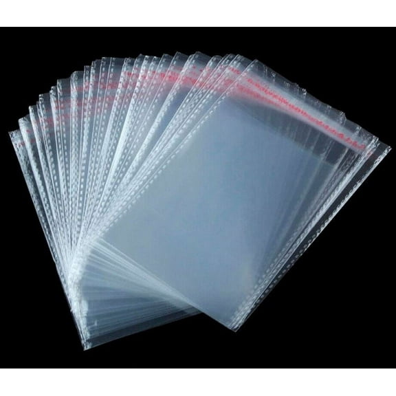 200 Clear Resealable Adhesive Cello Cellophane OPP Bag (5"x7" (200))
