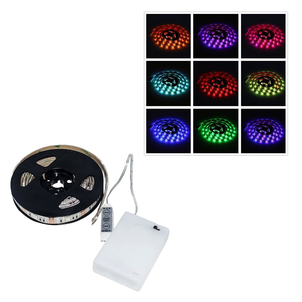 200 Cm LED Strip Light Ligjts Rope Lights Remote Control Flexible White