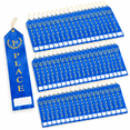 200 Count 1st Place Blue Award Ribbons with Event Cards and String for ...