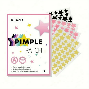 200 Count Acne Patch Pimple Patch To Cover Blemishes, Pimples And Acne, Colorful Star Shape Pimple Patch