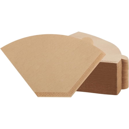 200 Count Coffee Filter #2, 2 Coffee Filters Cone Unbleached Disposable Coffee Filters 2 Cone Paper Fits for Drip and Compatible with Pour Over Coffee Maker(2-6 Cup)