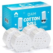 200 Count Dental Cotton Rolls - Nose Bleed Stopper - Nose Bleed Plugs for Kids or Adults - Highly Absorbent Gauze Rolls & Cotton Roll - Non Sterile 1.5 Inch Rolled Cotton Pads