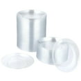 thumbnail image 1 of 200 Pieces Disposable Clear Plates 5 Inch Round Small Trays For Wedding Party Catering Hotel Dessert Bbq Picnic, Food-Grade Material Odorless Heat-Resistant Thickened, 1 of 6