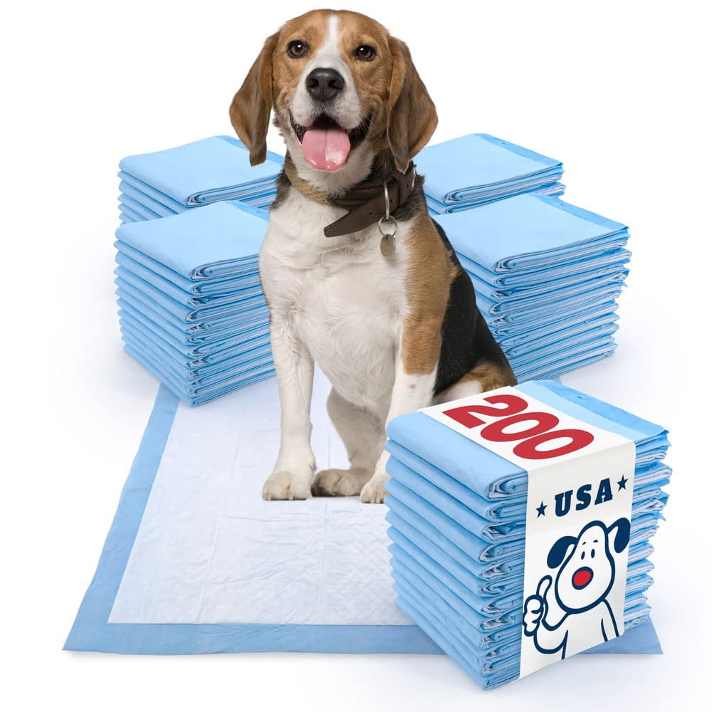 200-Count Blue Odor Eliminating Dog Pads with Lavender Scent