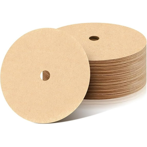 200 Count Percolator Coffee Filters, 3.75 Inch Natural Unbleached Disposable Coffee Filter Disc Coffee Filters for Percolators Camping Coffee Pot Home Office Use