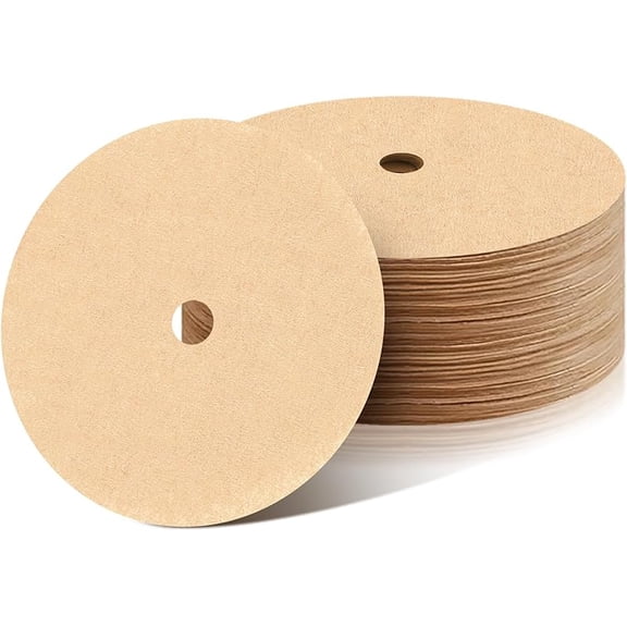 200 Count Percolator Coffee Filters, 3.75 Inch Natural Unbleached Disposable Coffee Filter Disc Coffee Filters for Percolators Camping Coffee Pot Home Office Use