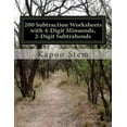 thumbnail image 1 of 200 Days Math Subtraction 200 Subtraction Worksheets with 4-Digit Minuends, 2-Digit Subtrahends: Math Practice Workbook, Book 8, (Paperback), 1 of 1