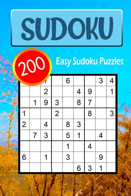 200 Easy Sudoku Puzzles: Large Print Puzzle Book with Standard Sudoku 9x9 For Adults or Seniors (Paperback) by Novedog Puzzles